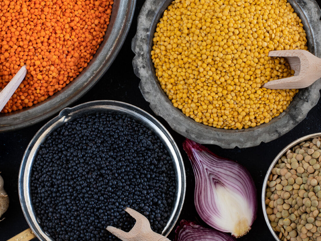 verschiedene Linsensorten