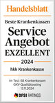 Siegel Handelsblatt Serviceangebot