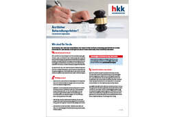 Abbildung Broschüre "Behandlungsfehler"