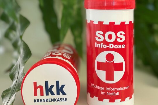 Die hkk SOS-Info-Dose
