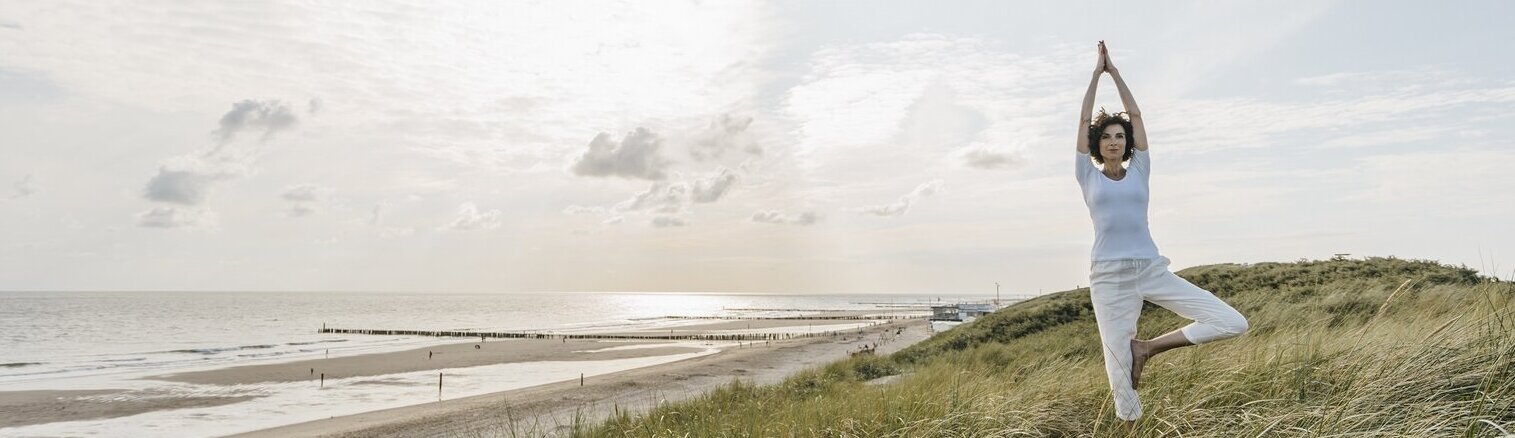 Yoga am Strand 