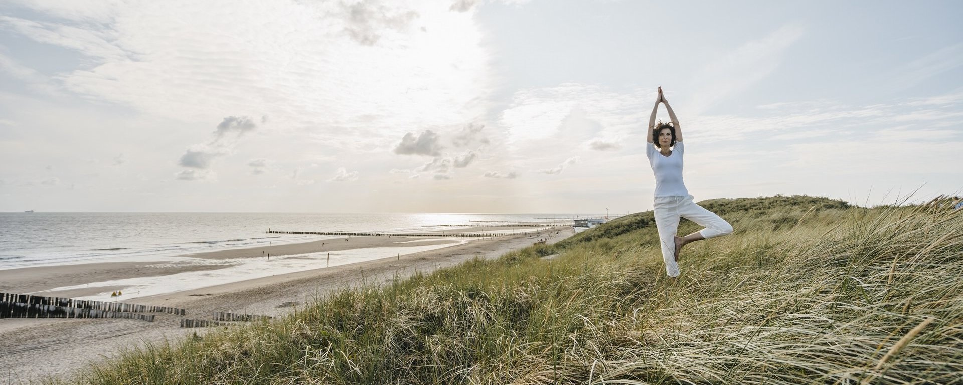 Yoga am Strand 