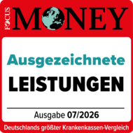 Focus Money Siegel "Ausgezeichnete Leistungen"