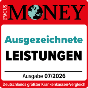 Focus Money Siegel "Ausgezeichnete Leistungen"