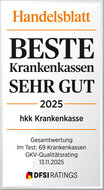 Siegel Handelsblatt Beste Krankenkasse