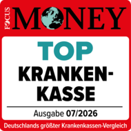 Focus Money Siegel Top Krankenkasse - zu den Testergebnissen