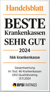 Siegel Handelsblatt Beste Krankenkasse