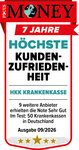 Focus Money Siegel Höchste Kundenzufriedenheit